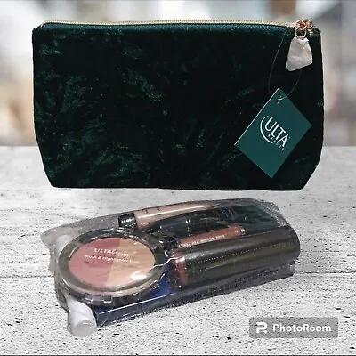 ULTA Beauty Collection 8 Piece Makeup Gift Set With Emerald Green Bag New • $18.88