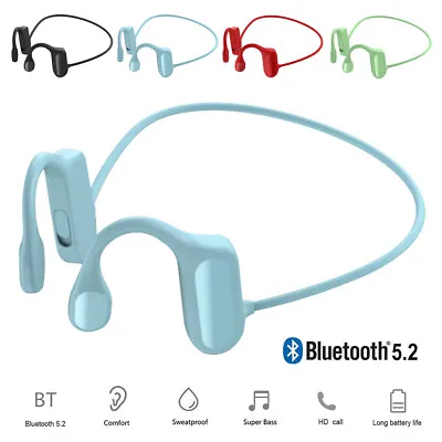 £8.99 • Buy Bone Conduction Headset Wireless Bluetooth 5.2 Outdoor Sport Open Headphones UK