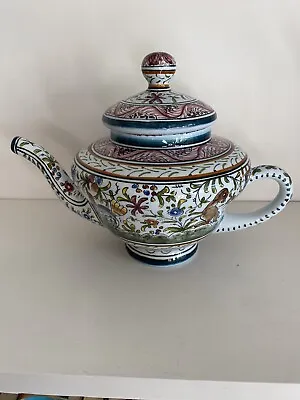 Beautiful Teapot By Coimbra Ceramics Of Portugal • $75