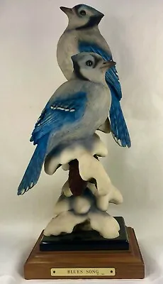 Mill Creek Studios Blue Jay   Blue's Song  Greg Peltzer Sculpture Figurine • $155.99