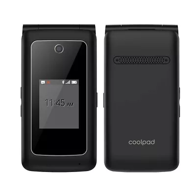 Coolpad Snap 3312A - 4GB - Black Flip Phone (Metro) - POWER CYCLES • $18.99