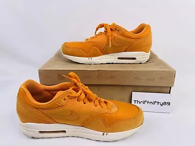 Nike Air Max 1 Ripstop Pack Mandarin Men’s Size 7.5 Orange /White 308866-808 Use • $33