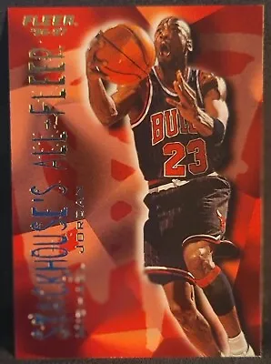 96-97 Fleer MICHAEL JORDAN Stackhouse's All Fleer Card# 4. NM-MT Condition • $18