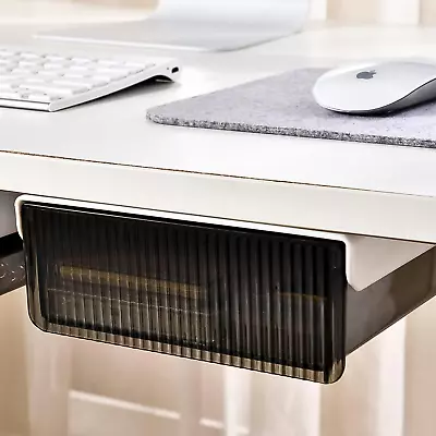 Under Desk Drawer Desktop Organizer With Drawer Strong Adhesive Under Desk Sto • $17.68