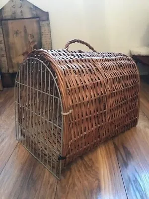 £15 • Buy Vintage Wicker Pet Carrier