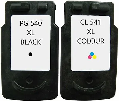 Refilled Ink For Canon PG-540XL Black + CL-541XL Colour Cartridges 540 541 • £22.45