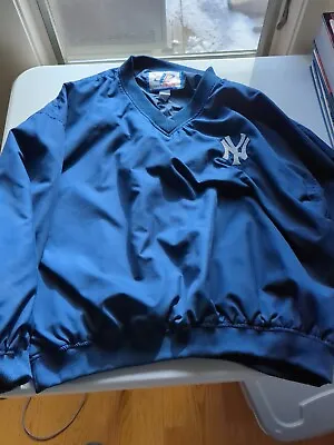 Logo Athletic Mlb New York Yankees 1/2 Zip Windbreaker Jacket Pullover Xxl • $60