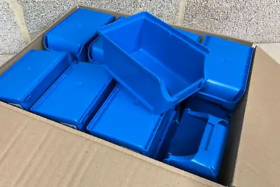 Carton Of 24 Workshop Plastic Parts Storage Containers Bins Box Boxes Lin Garage • £12.50
