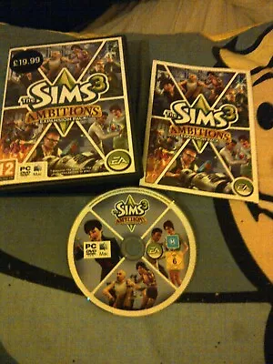 £3 • Buy The Sims 3 Ambitions Expansion PC DVD ROM (Windows XP/Vista) *Untested*