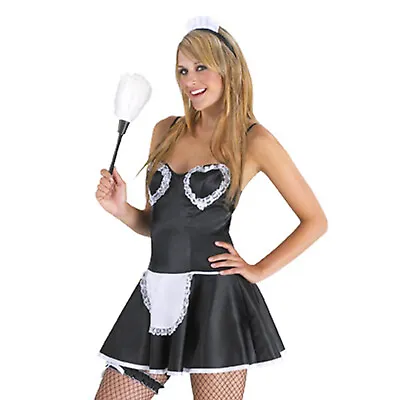 £9.96 • Buy French Maid Fancy Dress Costume Womens Outfit Sexy Waitress Hen Rocky Horror