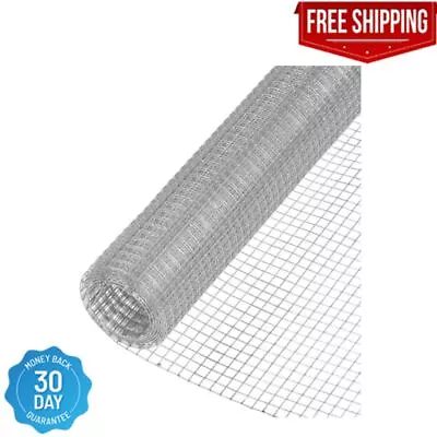 1/2 In. Mesh X 2 Ft. X 5 Ft. 19-Gauge Galvanized Steel Hardware Cloth • $13.98