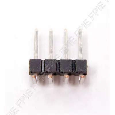 25pk 4 Position 5.84mmX3.05mm Right Angle Male Header By Amphenol/FCI (HDR-7281) • $1.75