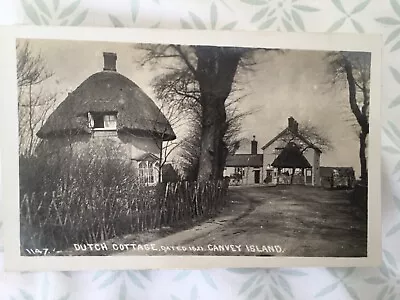 Dutch Cottage Canvey Island - RP Postcard - Essex • £2.95