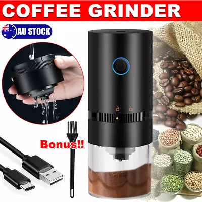 Electric Coffee Grinder Grinding Milling Bean Nut Spices Herbs Blender Hotel AU • $26.95