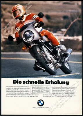 1974 BMW Silver Motorcycle Photo The Quick Recovery German Vintage Print Ad • $8.09