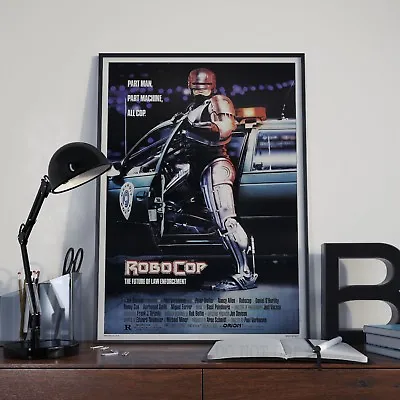 Robocop Classic 80's Cop Peter Weller Movie Film Poster Print Picture A3 A4 • £4.99