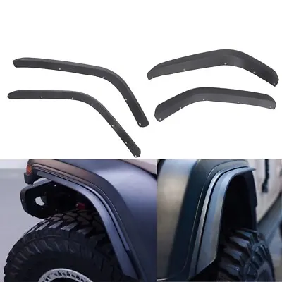 For Jeep Wrangler JL Fender Fender Flares 4pcs 2018+ For Low Fender Models Mini • $168.59