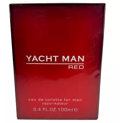 Red Cologne Spray For Men Yacht Man By Myrurgia 3.4 Oz 100Ml EDT Gift Ideas New • $12.74