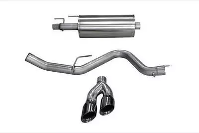 Corsa 3  Sport Exhaust System 4  Black Tips For F-150 15-20 2.7L 3.5L Ecoboost • $1639.99