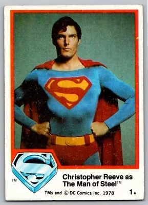 1978 Topps Superman The Movie Cards (1-165 & Inserts) - Pick The Cards You Need • $1