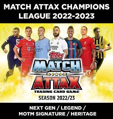 £1 • Buy Match Attax 2022/23 22-23 Next Gen - Legend - Motm - Heritage
