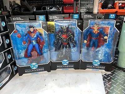 Mcfarlane DC Multiverse Superman Injustice Energized Armor & DC Rebirth • $59.99