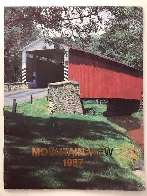 1987 Springs PA Mountain View Christian School Yearbook Year Book Annual  • $29.99
