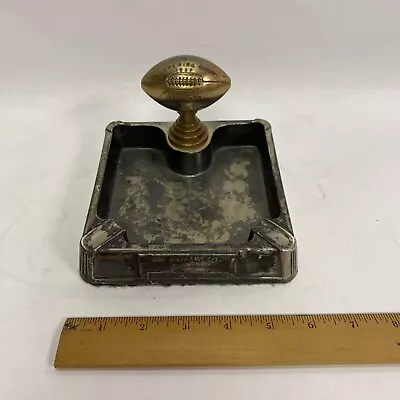 VINTAGE 1930’s CHEVROLET DEALERSHIP SALES QUOTA TROPHY FOOTBALL ASHTRAY AWARD • $495