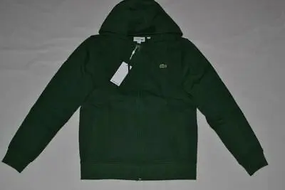 Authentic Lacoste Men's SPORT Lightweight Bi-material Hoodie Green All Sizes NEW • $151.77