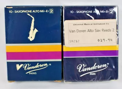 Vandoren Alto Sax Reeds#2 10 Reeds (2 Pack) • $24.99