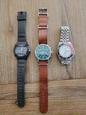 Lot Of 3: Timex Weekender Invicta Metal Casio Watches Free Shipping • $57