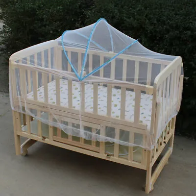 1pc Baby Mosquito Net For Baby Crib Cradle Kids Foldable Bed Portable Outdoor • $10.19
