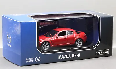 Kyosho 1/64 Rotary Collection Mazda RX-8 Type -S (SE3P) 13B-MSP 2003 Pearl Red • $28