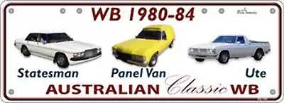 Holden Wb Statesman Panel Van & Ute • $28.95