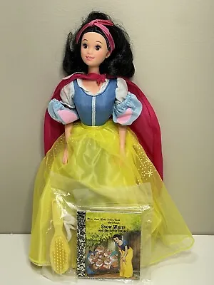 1992 Snow White Disney Princess Doll W/ Little Golden Book - Mattel Fashion Doll • $19.99