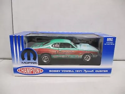 Ertl Mopar Champions Bobby Yowell 1971 Plymouth Duster 1/18 • $149.99