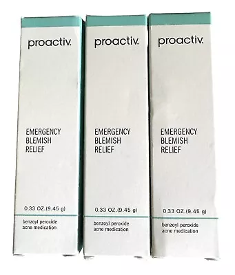 3x Proactiv Emergency Blemish Relief 0.33 Oz Exp 01/2024 • $26.95