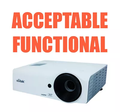 VIVITEK D555WH DLP Projector - Acceptable Functional W/Power Cable • $98.18