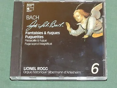 BACH Vols 6 & 8 From Complete Organ Works Played By LIONEL ROGG. Harmonia Mundi. • £2.99