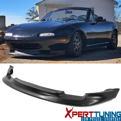 Fit Mazda Miata 90-97 Front Bumper Lip Spoiler Splitter Unpainted Black GV Style • $47.89