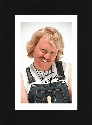 8X6 Mount KEITH LEMON Autograph Signed PHOTO Ready To Frame CELEBRITY JUICE • £7.49