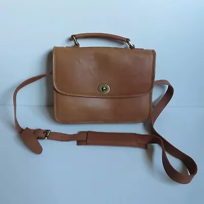 Ladies YOSHI Lichfield Brown Leather Shoulder Bag • £18.99