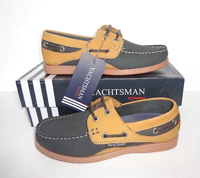 Yachtsman Leather New Ladies Boat Deck Casual Womens Trainers Shoes UK Sizes 3-8 • £19.98