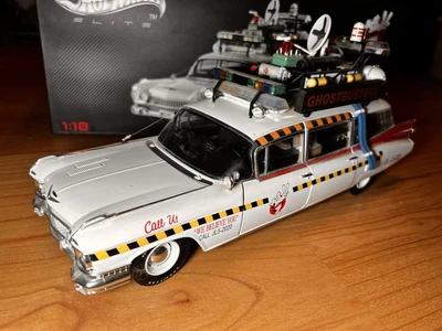 £120 • Buy 1/18 HOT WHEELS Cadillac Ghostbusters II ECTO 1A Elite X5470 Diecast Model Car