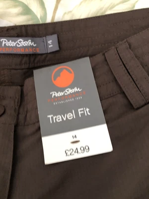 £7 • Buy Peter Storm Womens Travel Fit Trousers