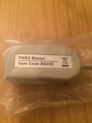 Pabx Master Modtap/balun Rj45 .model Bk45c • £6