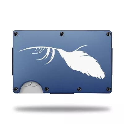 Custom Laser Engraved Wallet - FEATHER - GREAT GIFT WALLET • $22