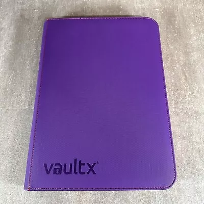Vault X Premium Exo-Tec Zip Binder - 9 Pocket - Pokemon TCG SV1 • $99.99