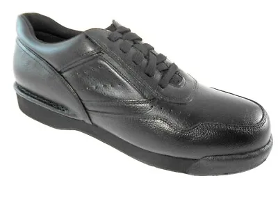 Rockport Prowalker K71096 Black Leather Walking Shoes Mens 9.5 W SB7 • $70