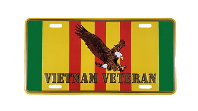 Army Navy Marines Vietnam Veteran Aluminum Military License Plate NEW LP0625 • $9.99